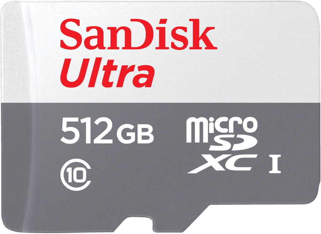 SanDisk MicroSDHC-Speicherkarte, Class 10, 512 GB für BrightSign Mediaplayer